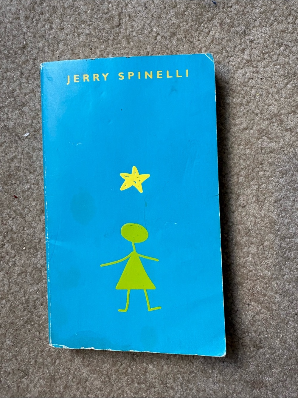 Kids Book - Blue Cover with Yellow Illustration